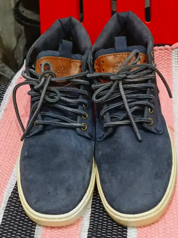 Sepatu kulit Timberland navy uk 43 original