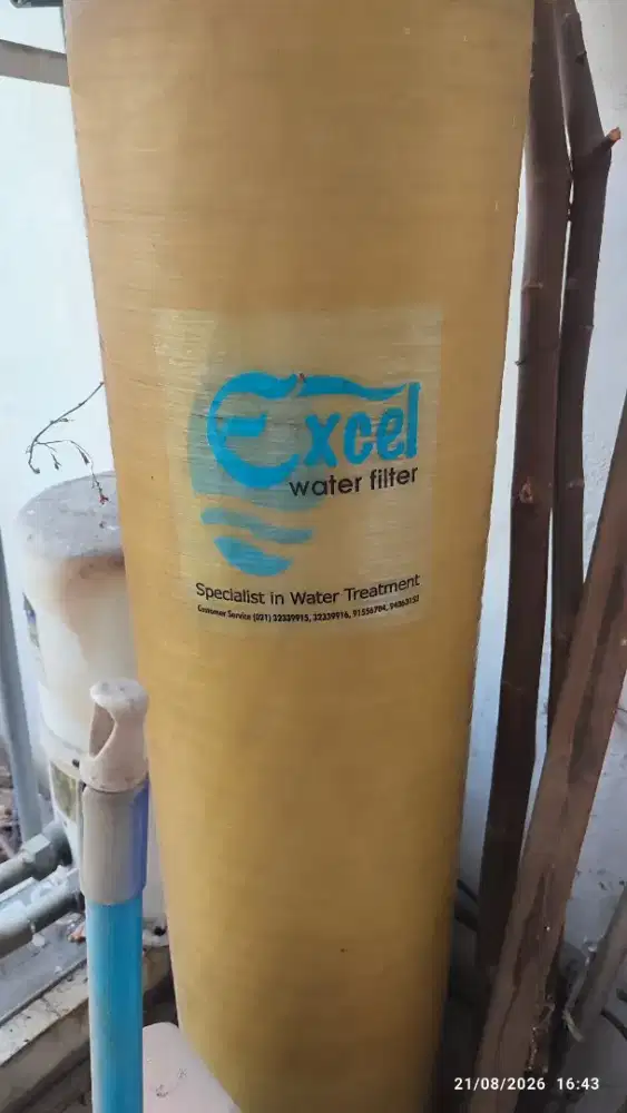 Tabung Filter Air Excel FRP 1054 Bekas / Penjernih Air Sumur