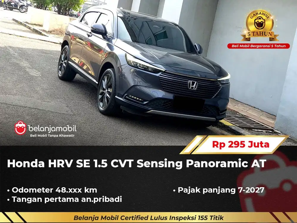 [ GARANSI 5TH ] Honda HRV HR-V HR V SE 1.5 Sensing Panoramic 2023/2024
