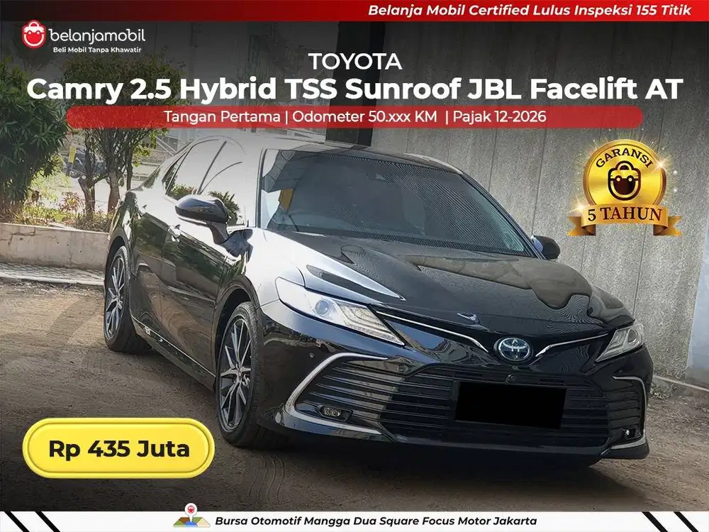 [ HYBRID ] Toyota Camry 2.5 TSS Sunroof JBL Facelift 2022/2023