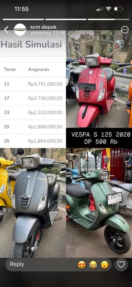 PROMO KREDIT VESPA DP 500