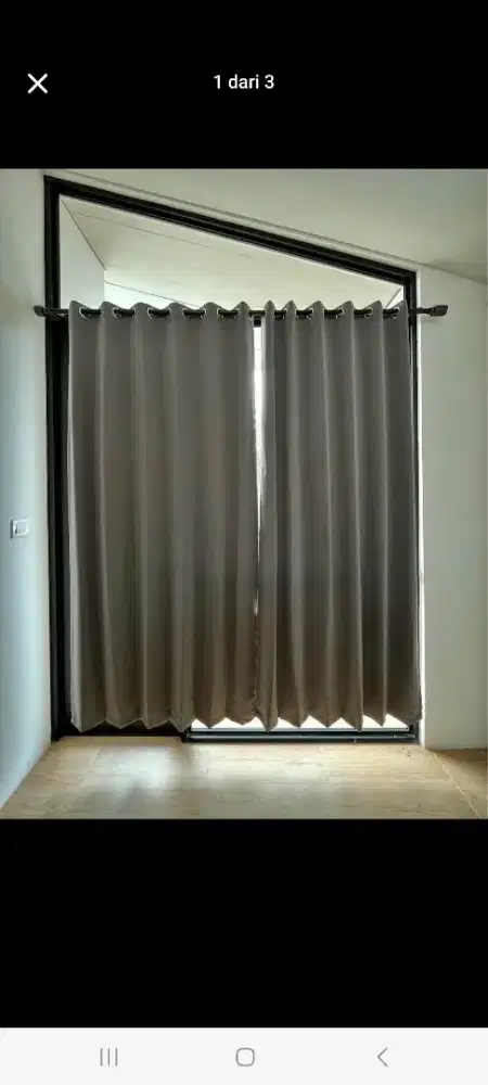 Gorden minimalis super tebal