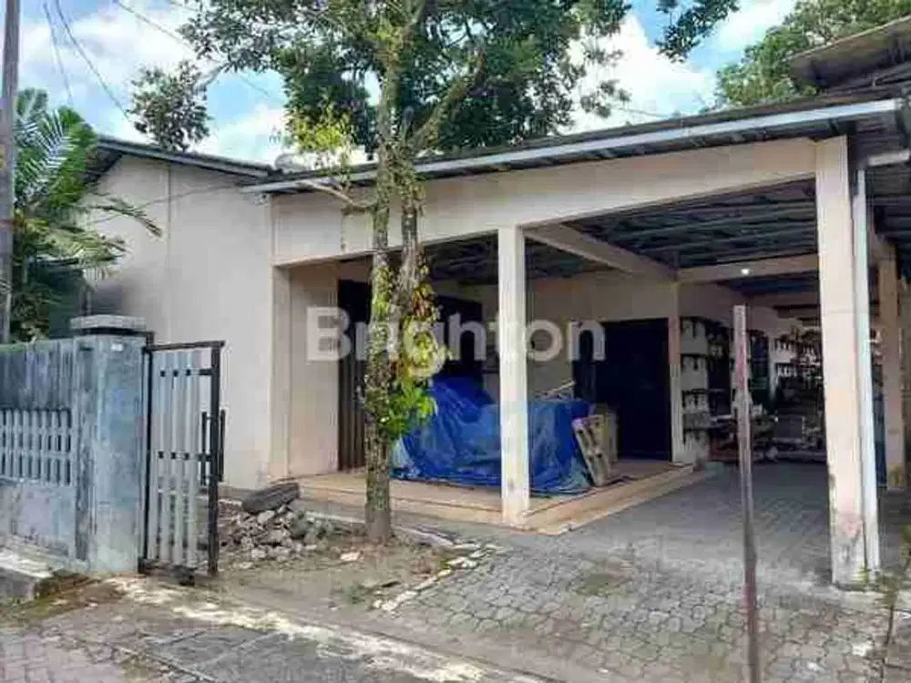 DIJUAL MURAH GUDANG &  RUMAH KARYAWAN DEKAT TOL MAGUWOHARJO & STADION MAGUWOHARJO DI WEDOMARTANI, SLEMAN