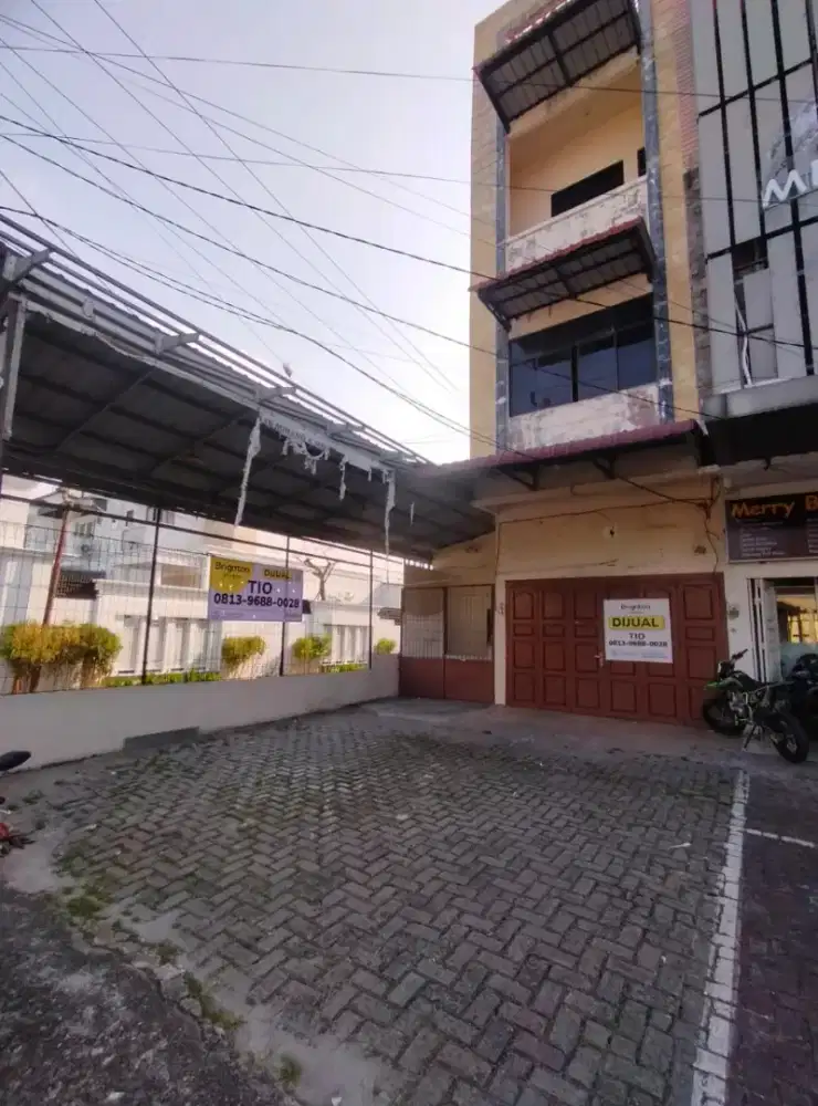 Ruko disewakan berada dipusat kota medan