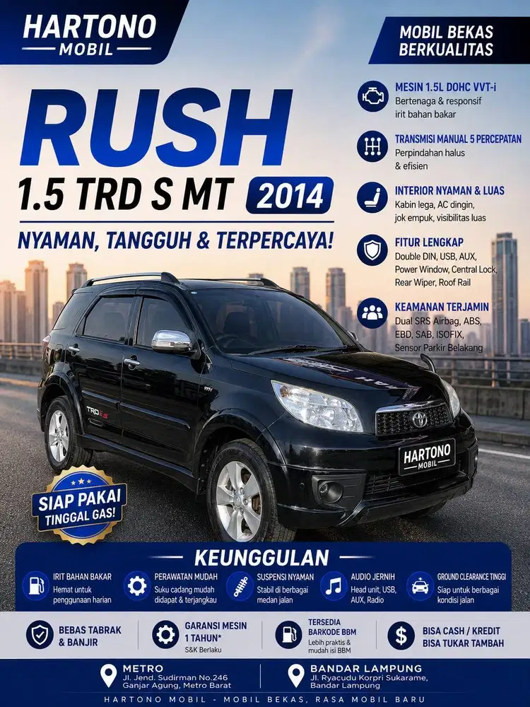 RUSH 1.5 TRD S MT 2014