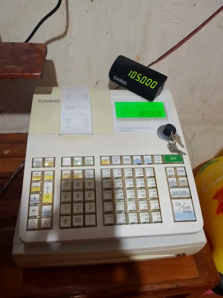 Mesin kasir casio S300 siap pakai