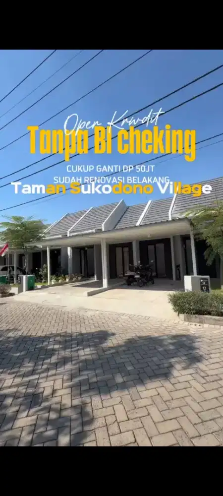 OPER KREDIT LANGKA PERUM TAMAN SUKODONO VILLAGE DEKAT GEDANGAN