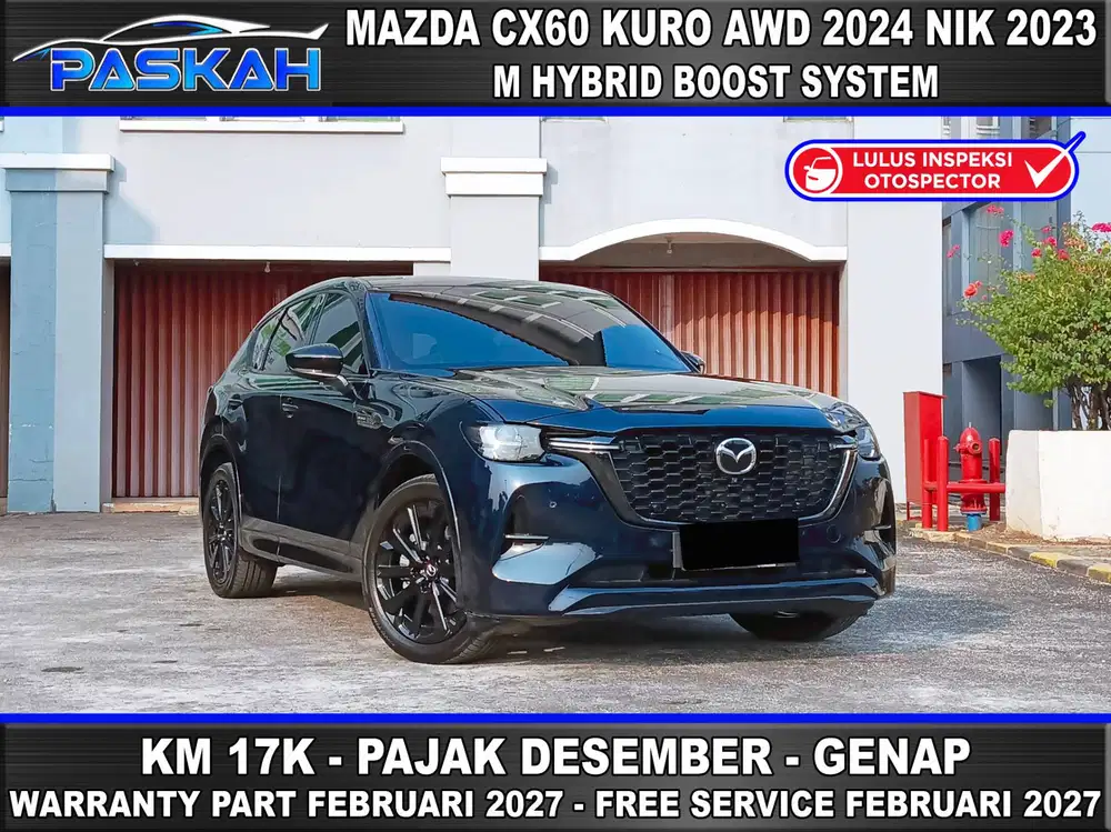 KURO AWD BUNGA 4% Km17K CX60 3.3 KURO AWD 2023 CX60 KURO AWD 2024 MHEV