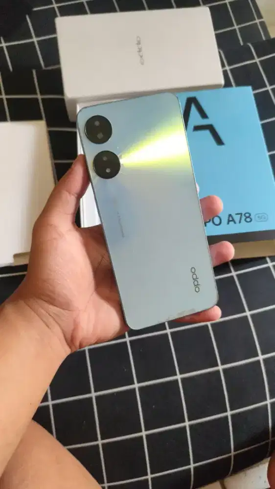 Oppo a78 5g 8/256 fullset Masi baru