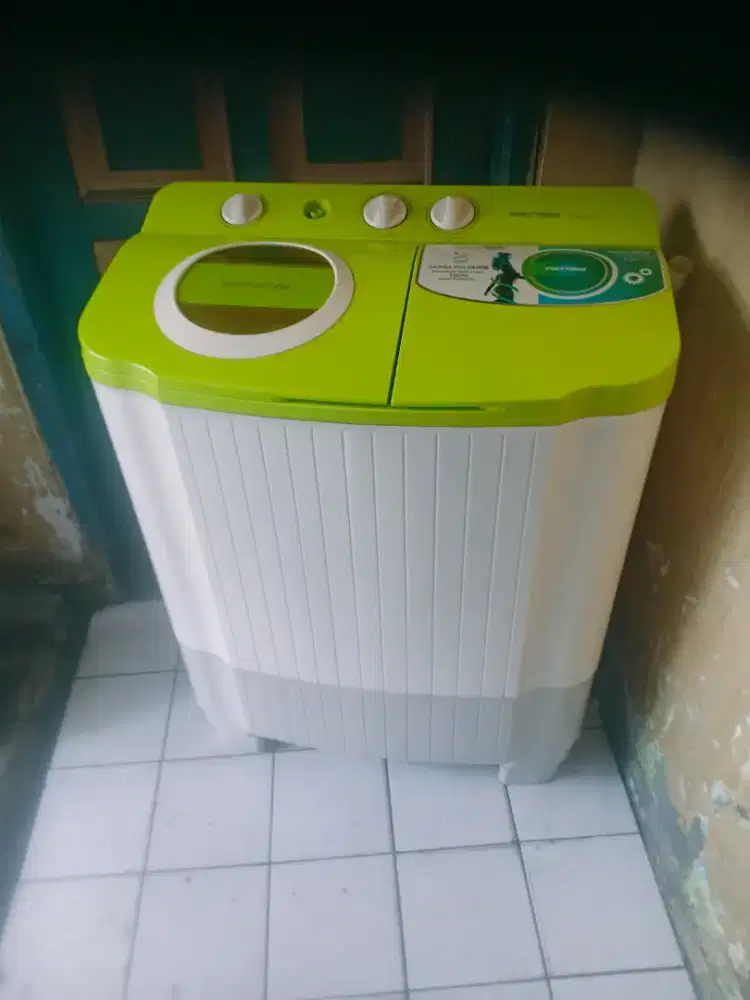 Jual mesin cuci Polytron kap 7,5kg mesin ori pencuci pengering kencang