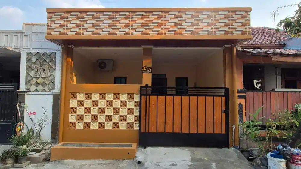 DIJUAL RUMAH BANGUNAN BARU BISA KPR FREE DP CICILAN 1.8 JT