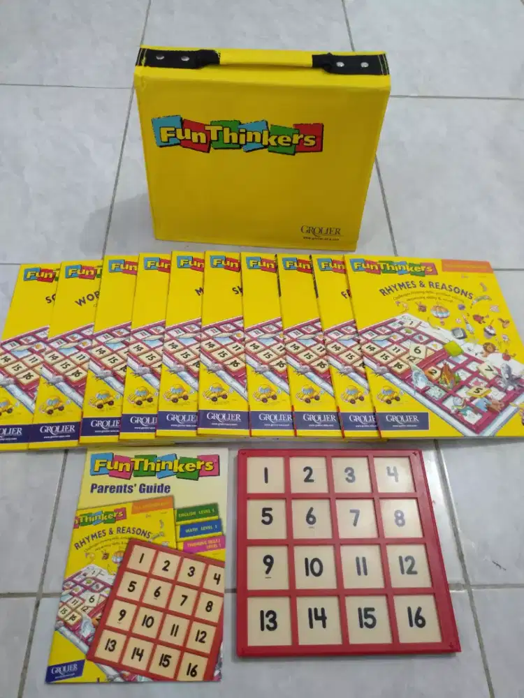 Buku Fun Thinkers Asah otak utk usia 2 -10thn