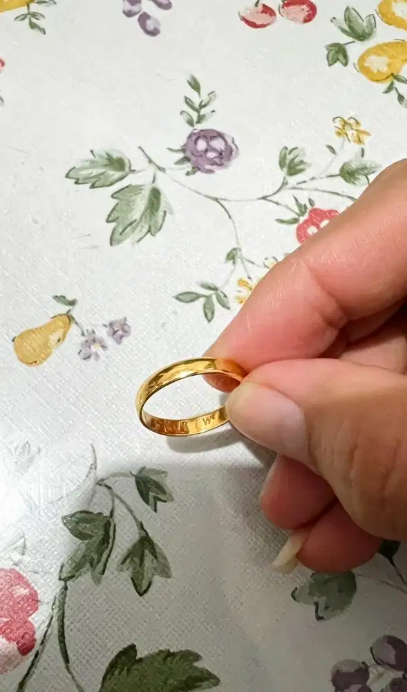 Emas Perhiasan Cincin Karat 916