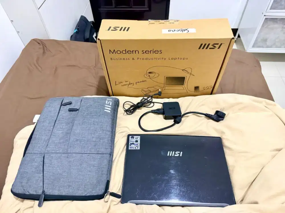 Jual MSI Modern 14 RYZEN 5 RAM16gb SSD512gb
