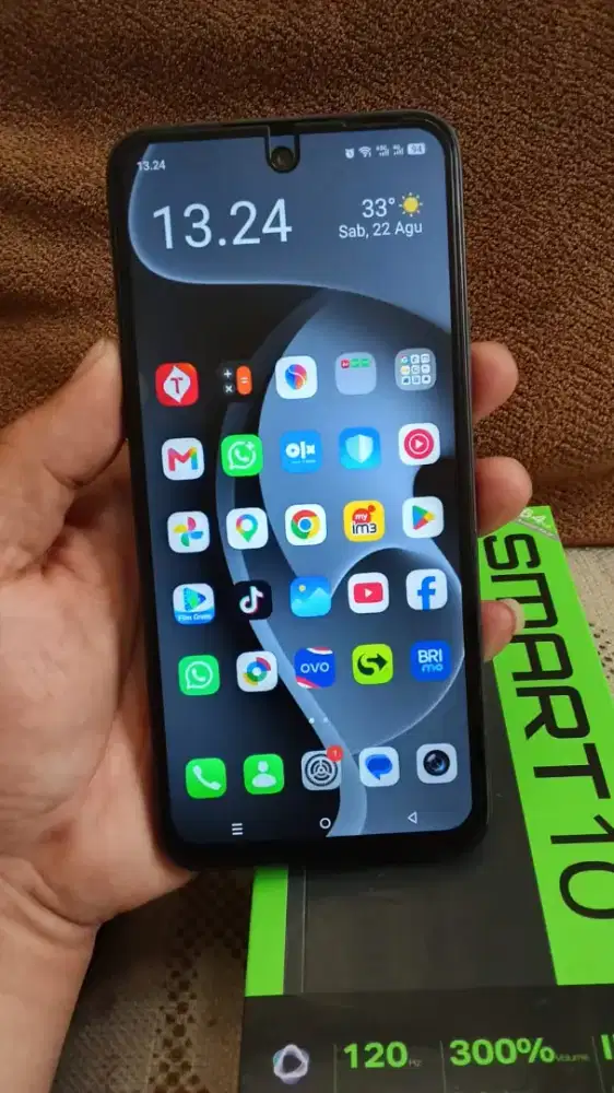 Infinix Smart 10 6/64 fullset ori muluuss no minus