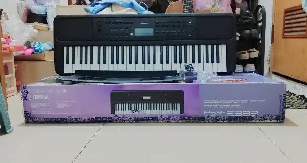 Yamaha PSR E383 bekas lengkap
