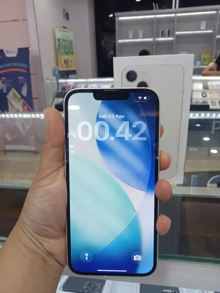 Hp second iphone 13 128gb white ibox fullset