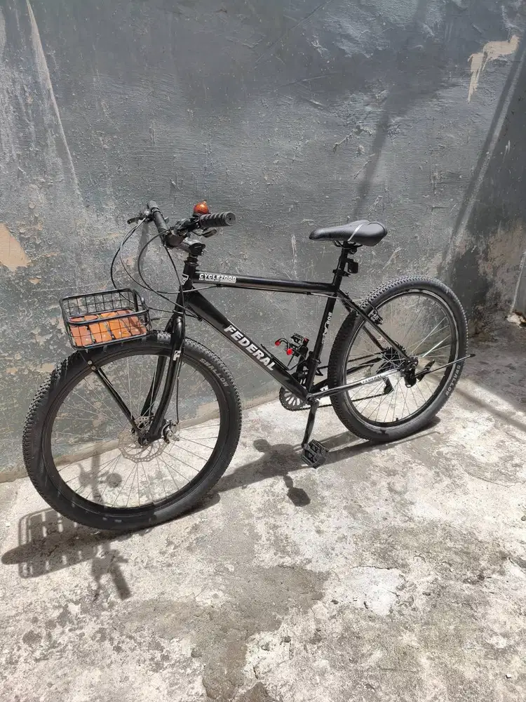 Sepeda kalcer semua part baru, tinggal gowes