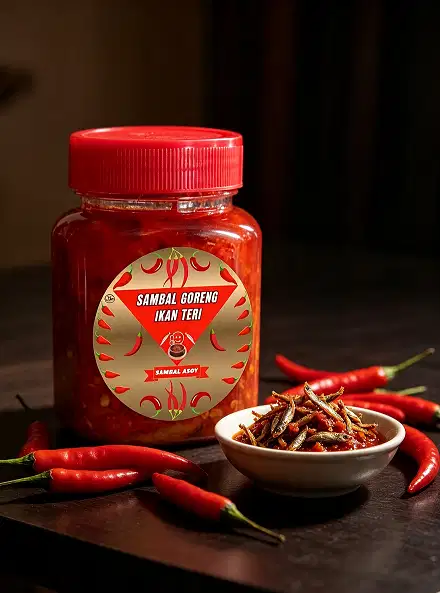 Sambal Goreng Ikan Teri Asoy ukuran 200 g