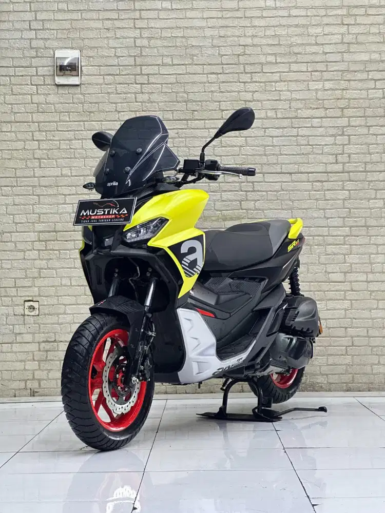 Odo 6rb Simpenan!!Aprillia SR GT 2023 Warna Favorit Plat L-Mustika
