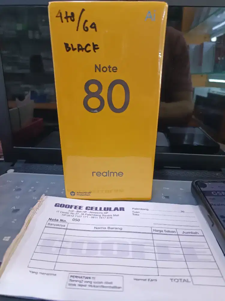 Realme Note 80 4/64 & 4/128 resmi