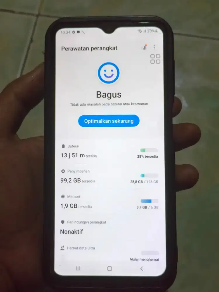 Samsung A12 RAM 6/128 Warna Biru