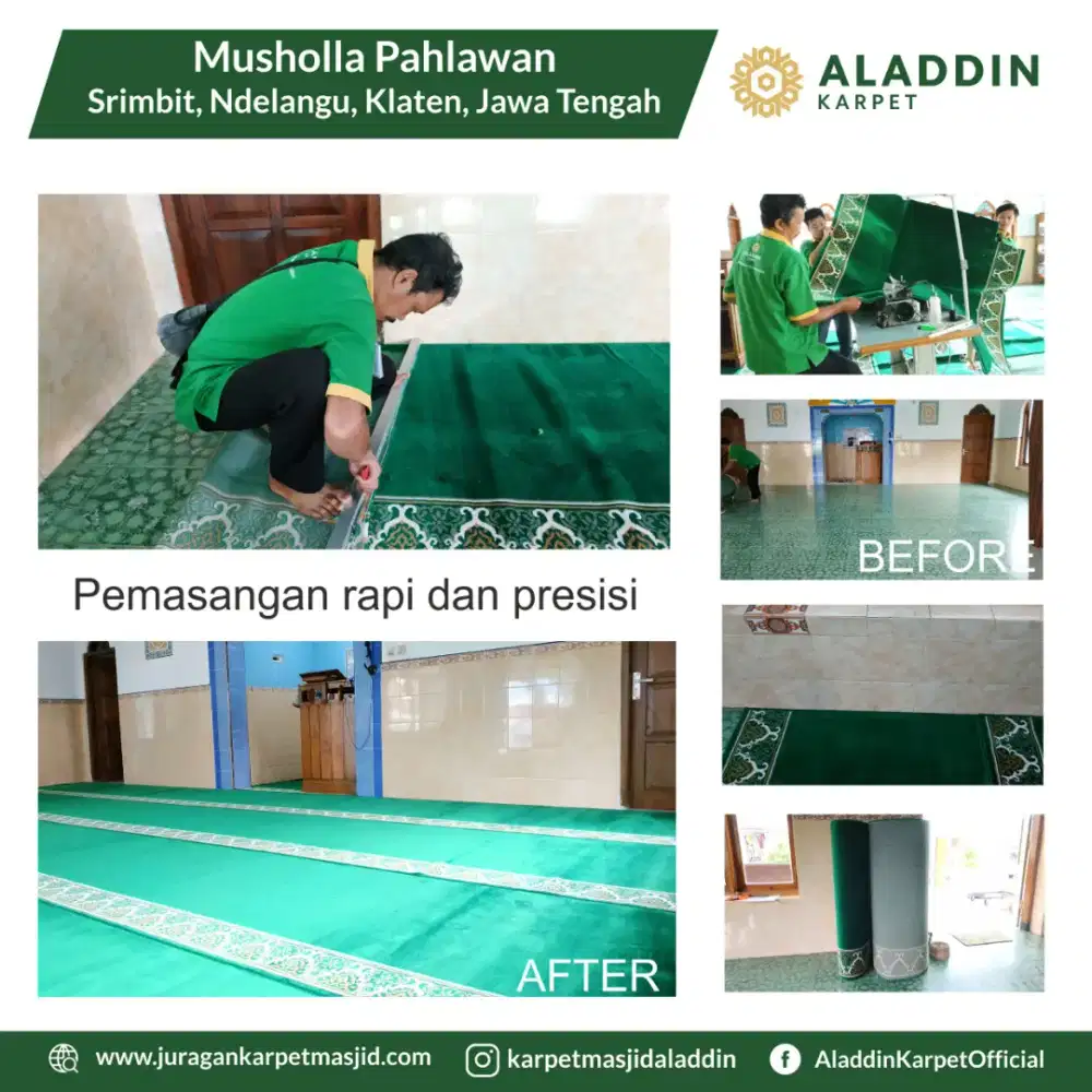 Jual Karpet Masjid Lokal Classic Area Cilacap