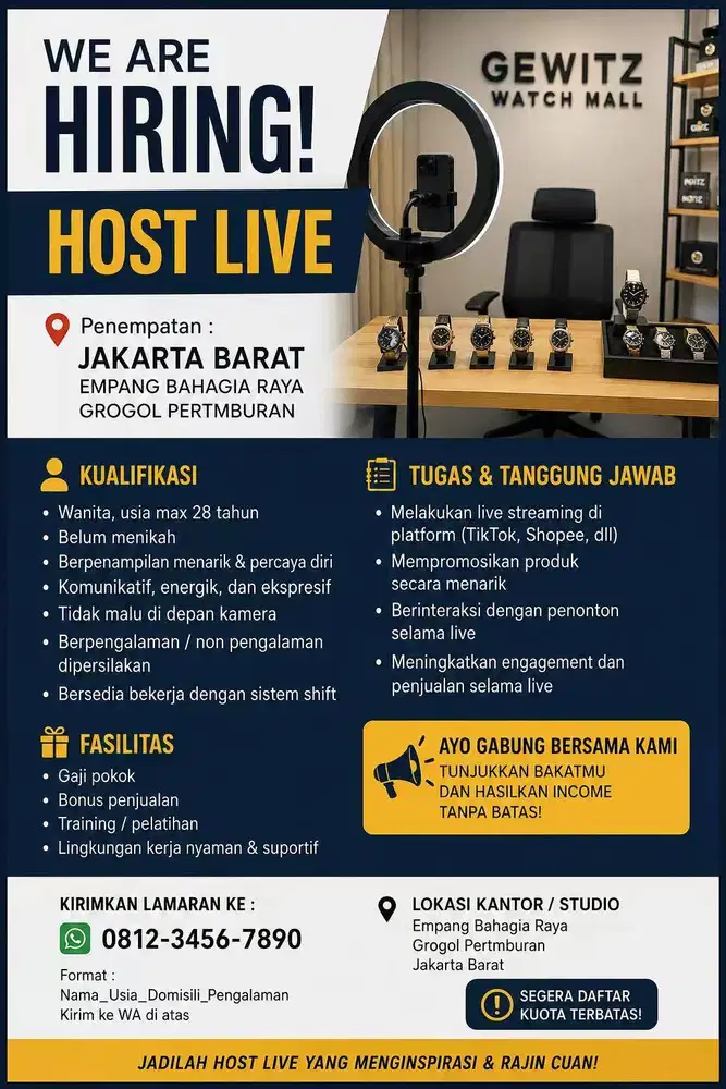 HOST LIVE STREAMING