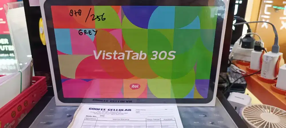 Itel Vista Tab 30s 4/128 & 8/256 resmi Free case Keyboard