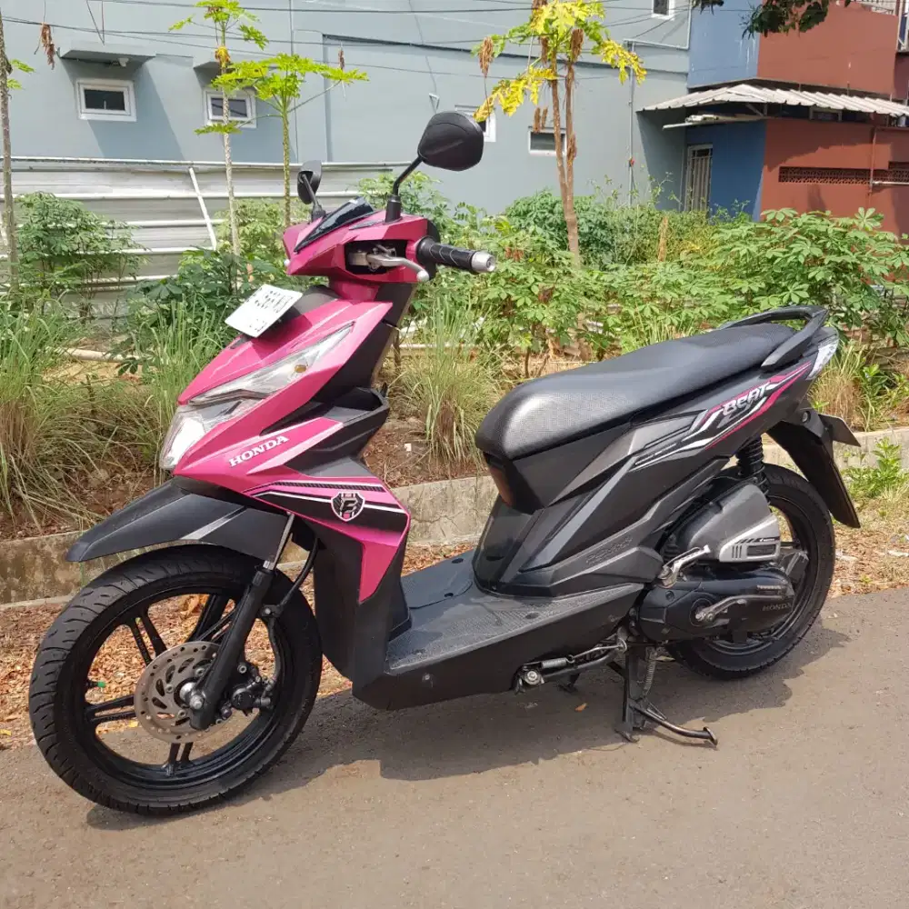Forsale Honda Beat Eco Cbs iss Magenta 2019 good Condition