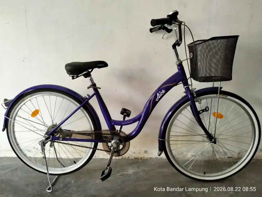 Sepeda exotic cewe 26 inch baru blm pernah dipakai