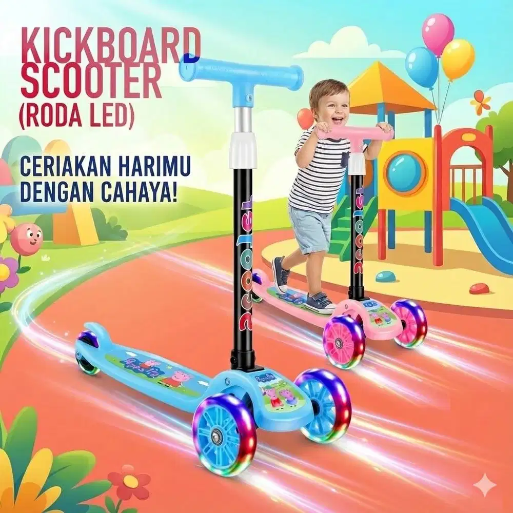 KICKBOARD SCOOTER MB 183 - SKUTER ANAK - RODA 3 - OTOPED ANAK