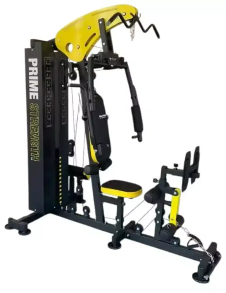 Alat fitnes home gym yellow black