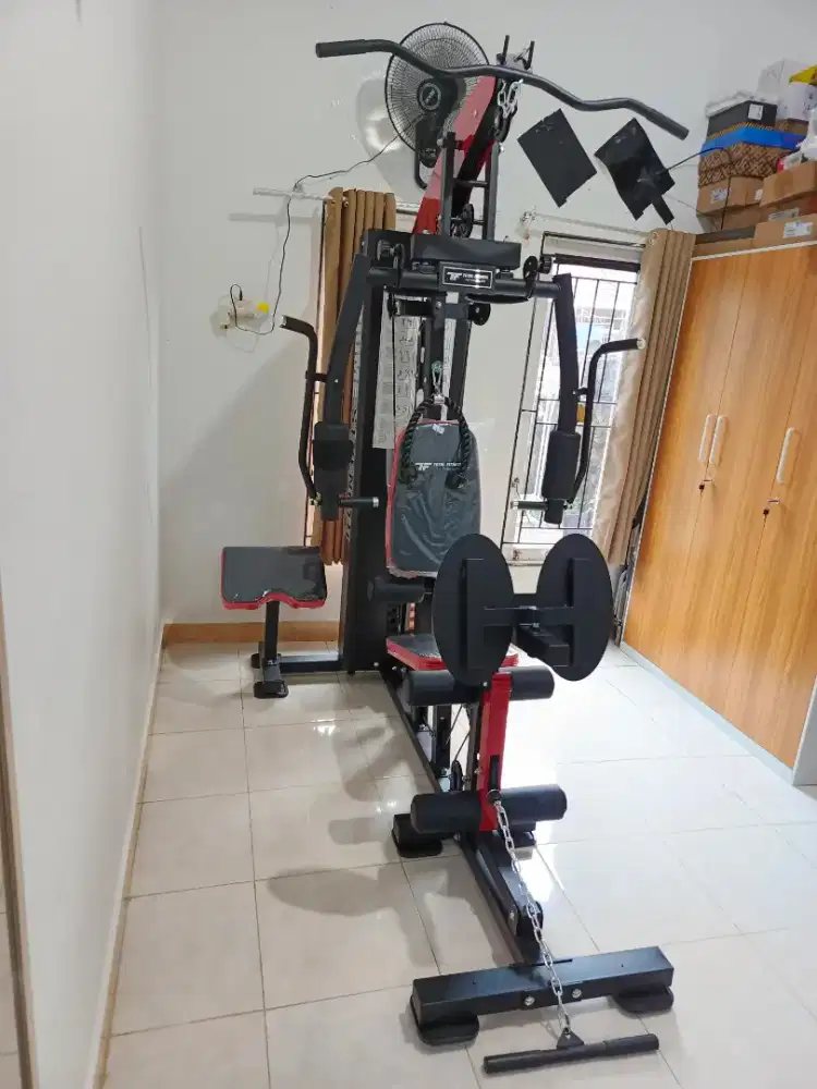 Ready Alat fitness standar rumahan home gym leg press