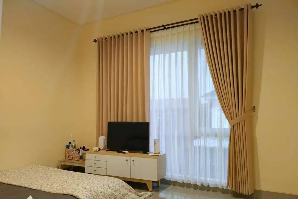 Jual Gorden Blackout Pasang Skat Klinik Hordeng Pintu Gordyn Vitrase