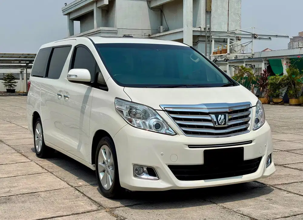 [DP 35JT] TOYOTA ALPHARD G ATPM 2012 PUTIH ISTIMEWA TT 2013 SC CBU