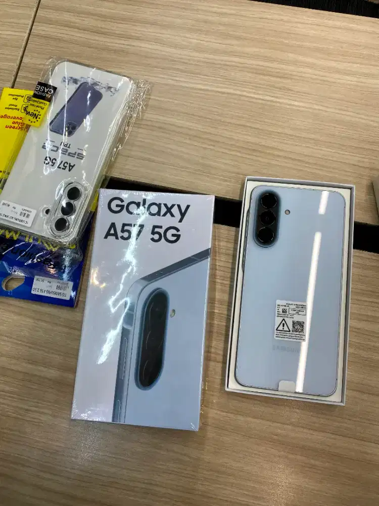 SAMSUNG A57 8/256 NEW SEGEL GARANSI RESMI CICILAN 0% FREE BUDSCORE