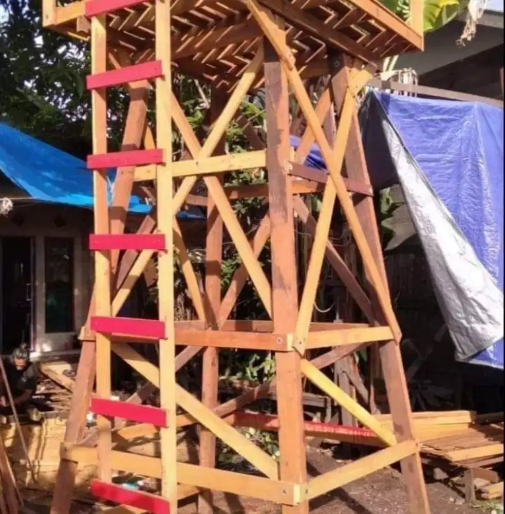 Kaki tandon andang menara ulin