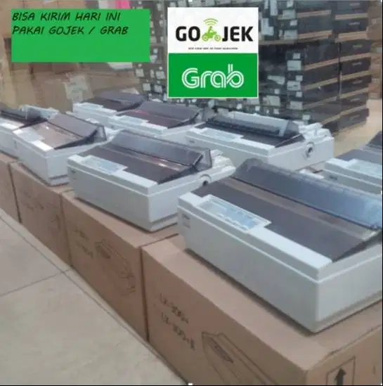 Printer Epson Dotmatrix LX 300 +ii fullset dus garansi toko 1thn w
