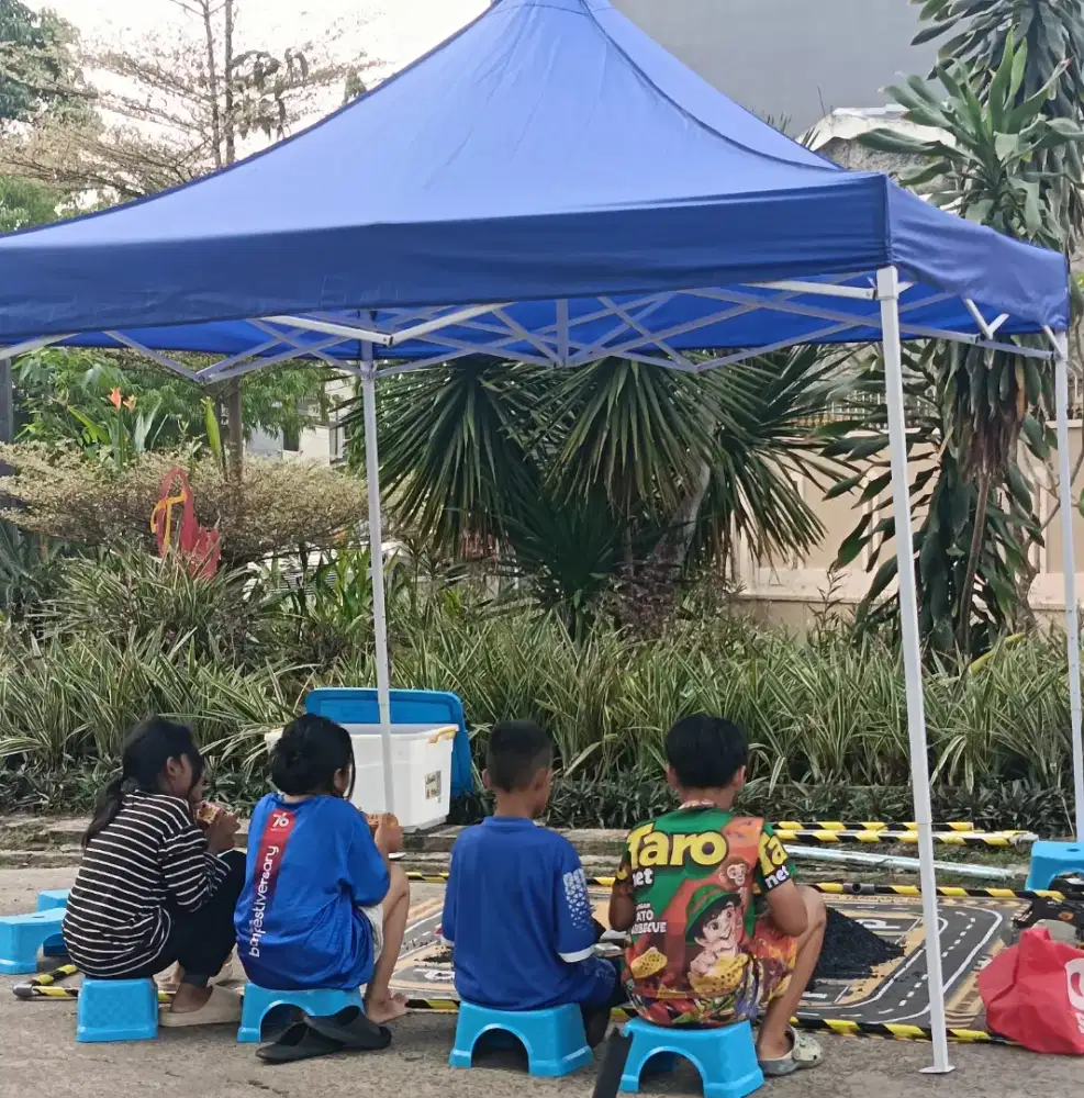 Tenda ukuran 2,5x2,5 buat usaha