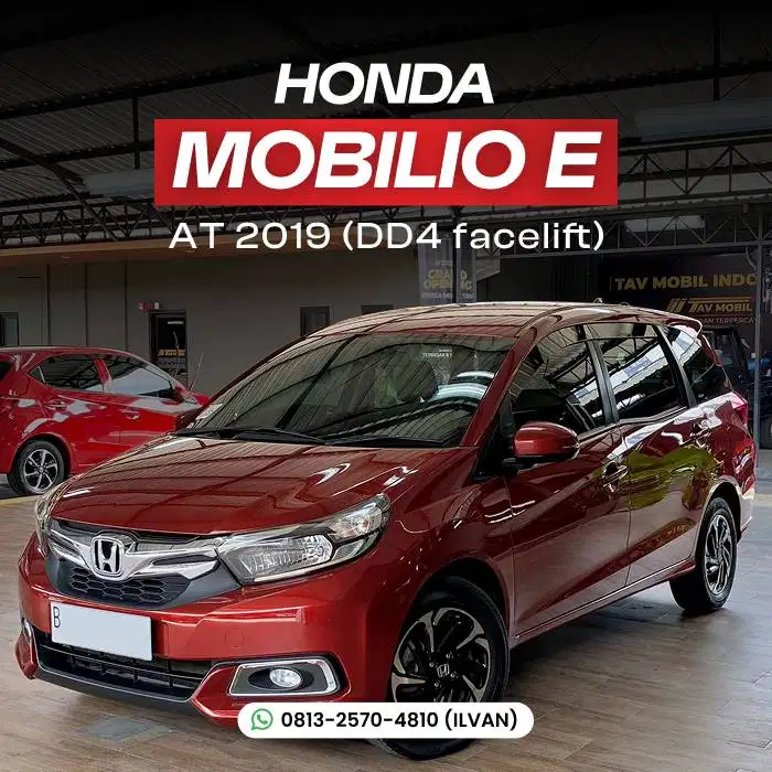 Honda Mobilio E 2019 AT MATIC (DD4 facelift)