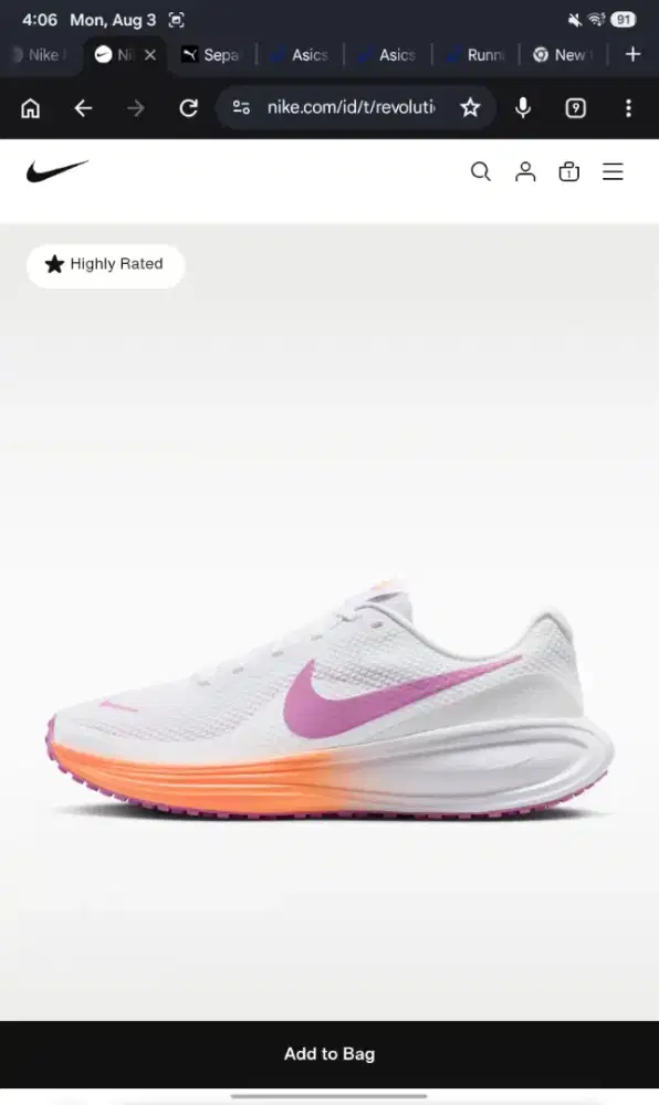 Running Shoes Nike
