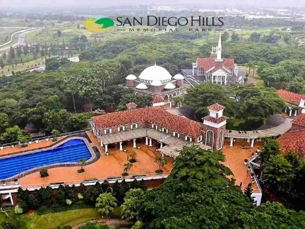 over murah kavling muslim San Diego Hills Memorial, mansion Midday