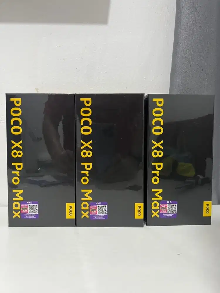 poco x8 pro max 12/512gb blue bnib segel