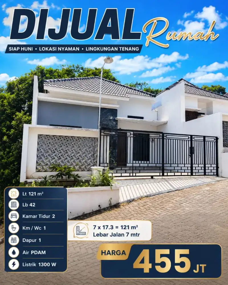 DIJUAL RUMAH MURAH 2LT CEPAT SEGERA UNTUNG