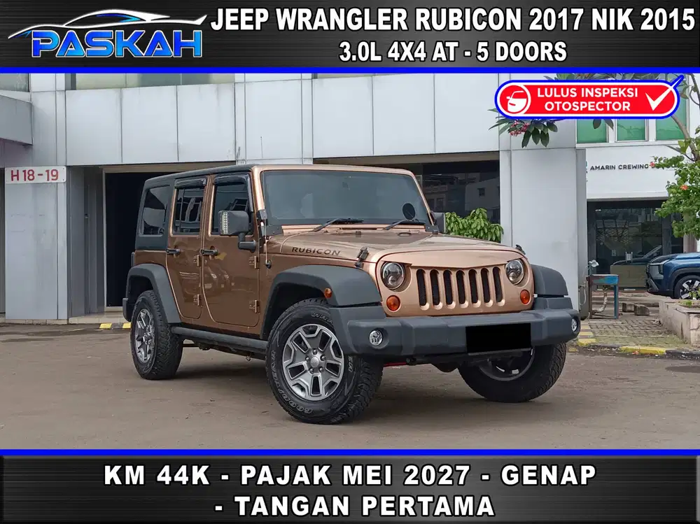 FULL OPTION MEI 2027 Bunga 5% Jeep RUBICON 3.0 2015 JEEP RUBICON 2015