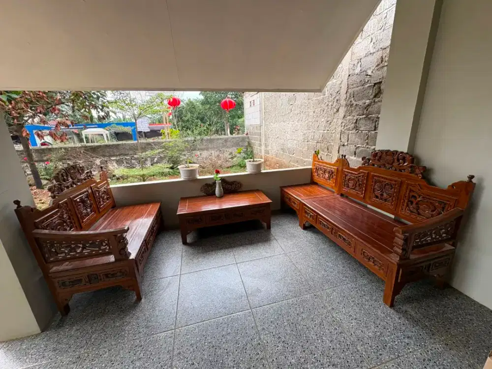 Kursi Kayu Jati Full Set
