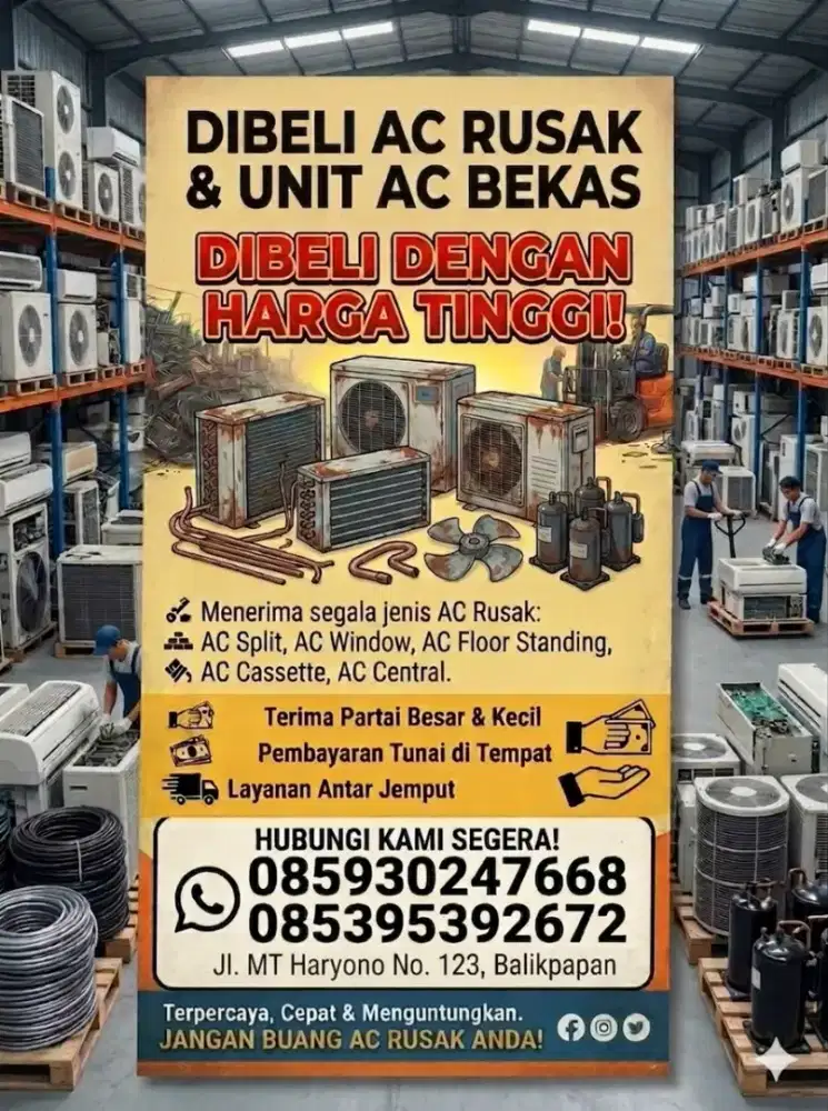 Ac bekas (rusak)