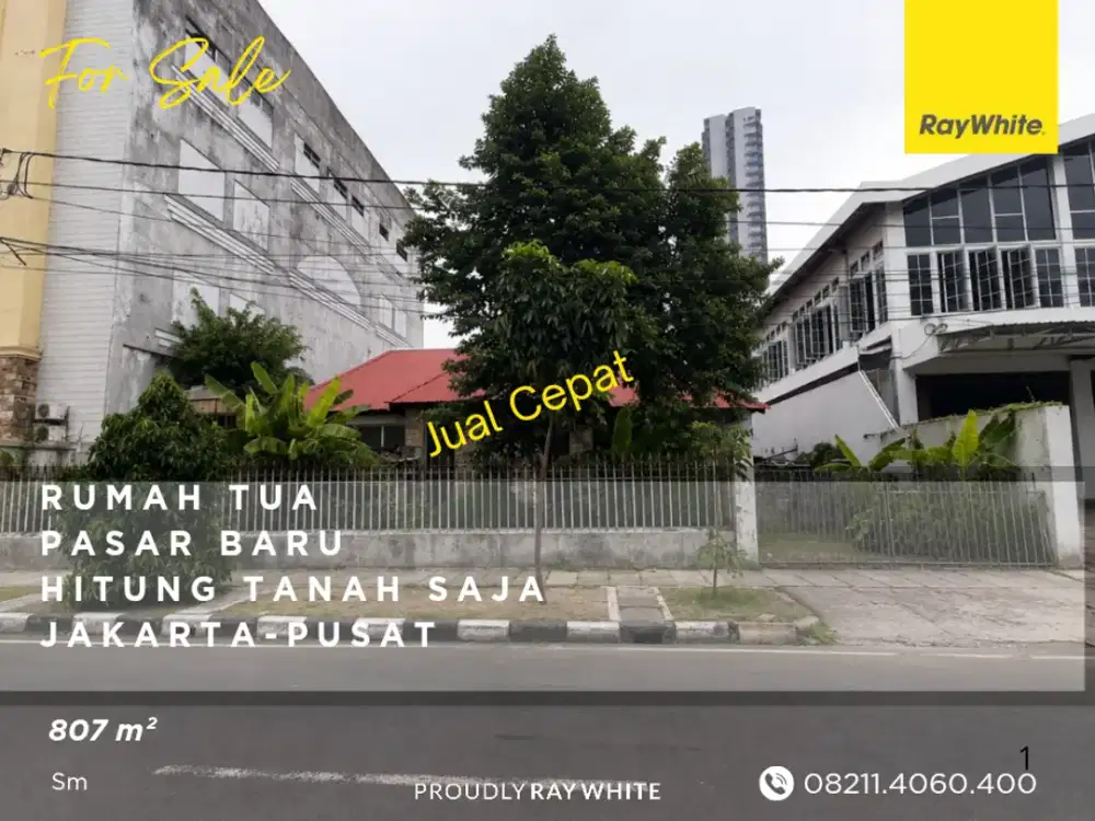 Gereja Ayam - Pasar Baru - 807 m² - Jakarta Pusat