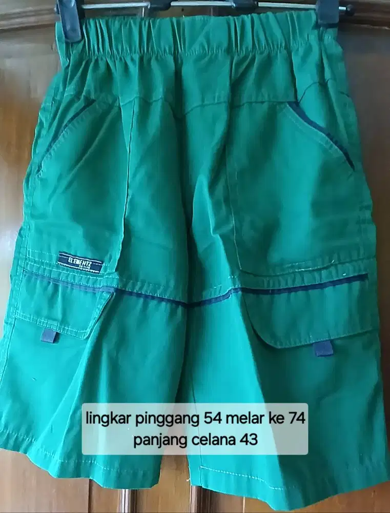 Celana Pendek Sedengkul Warna Hijau